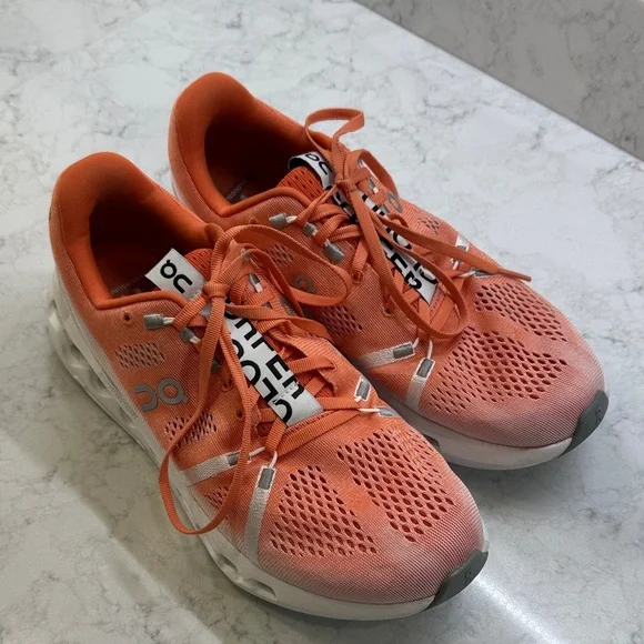 On Running Women's Coral Athletic Shoes, Size 10.5 - Picture 2 of 10